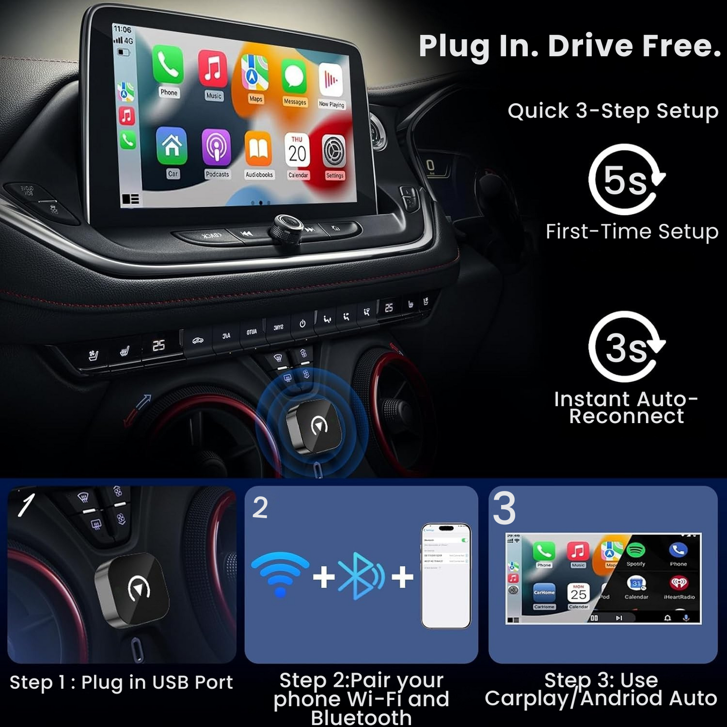 DriveLink™ - Wireless CarPlay Adapter