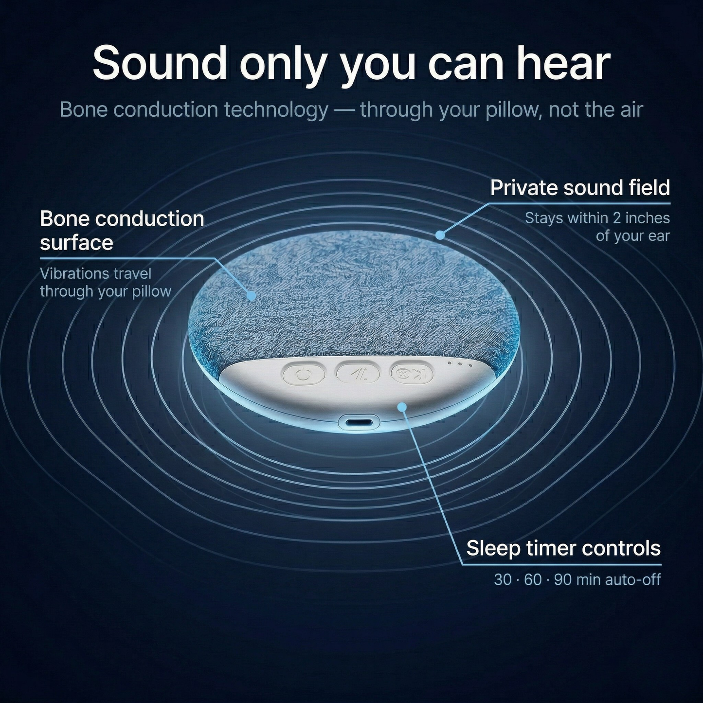 DreamWave™ Pillow Speaker